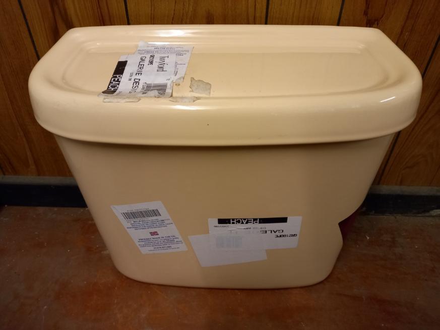 Peach Colour Ceramic Toilet Cistern Close Coupled Low Level